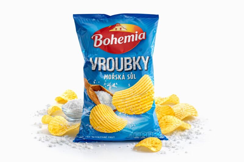 Bohemia Vroubky mořská sůl 120g